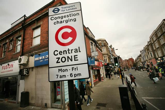 While London introduced a congestion charge zone, plans for one in Edinburgh were rejected in a referendum (Picture: Peter Macdiarmid/Getty Images)