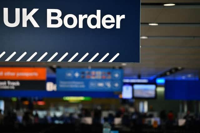 ​The UK Border Force is operating with renewed intensity, says Kelly Hardman (Picture: Daniel Leal/AFP via Getty)