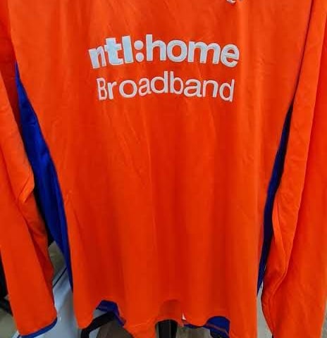 The 2002-03 orange Rangers kit