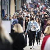 Edinburgh's Princes Street appears packed with shoppers but many people now buy products online (Picture: Jane Barlow/PA)