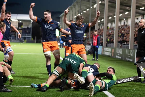 Edinburgh beat Pau to secure a home last 16 tie in the Challenge Cup.  (Photo by Paul Devlin / SNS Group)