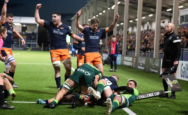 Edinburgh beat Pau to secure a home last 16 tie in the Challenge Cup.  (Photo by Paul Devlin / SNS Group)