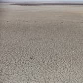 The dried-up bed of Lake Hamrin in eastern Iraq is one sign of the severity of the drought affecting much of the region (Picture: Ahmad al-Rubaye/AFP via Getty Images)