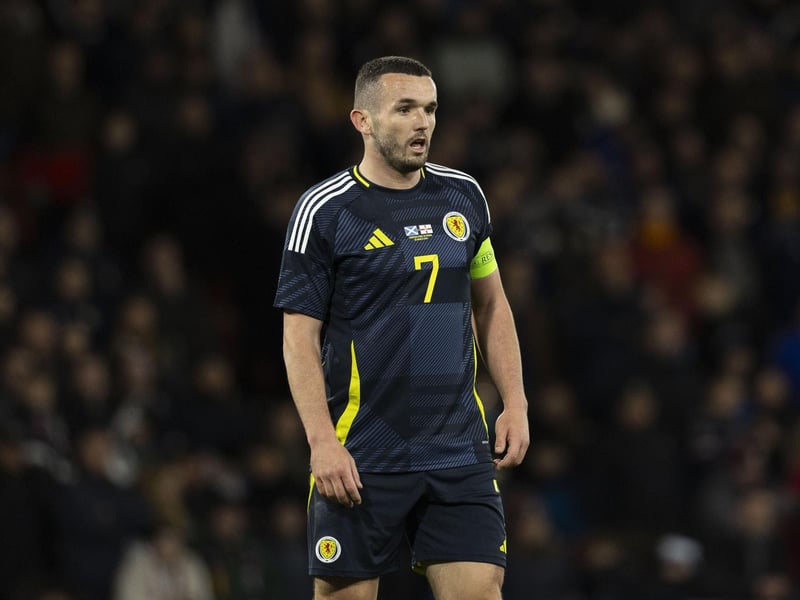 Needs just one goal to equal Ally McCoist’s total of 19 for Scotland and go joint fourth in the all-time Scotland international scoring charts, which is a phenomenal achievement for a midfielder who took 16 internationals to get off the mark, scoring in a 2-1 defeat to Russia at Hampden in 2019. Has been pushed higher up the pitch under Steve Clarke to assuredly good effect and now it’s now hard to imagine a Scotland team without his bustling presence. Currently on 64 caps, the 29-year-old has spoken of hitting 100 caps. He’s currently on 64.