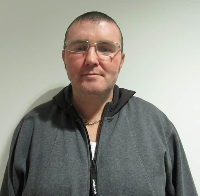 Joseph Shields, 43, was last seen in the Kilwinning Road area of Irvine around 9.20am on Thursday (Photo: Police Scotland).