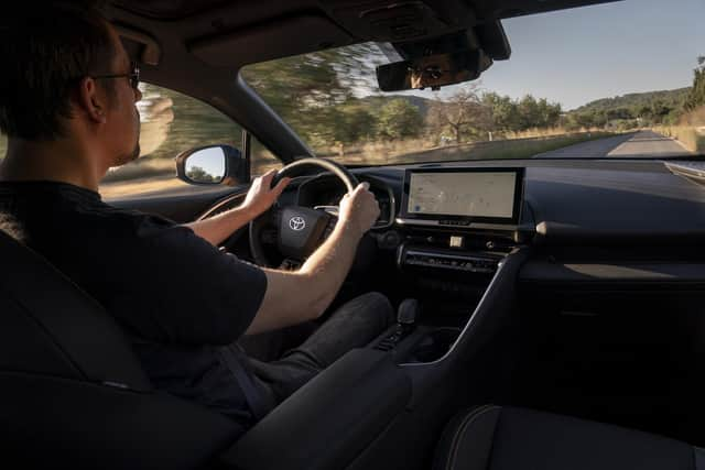 Matt Allan puts the C-HR through its paces at the European press launch in Ibiza