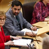 Nicola Sturgeon and SNP leadership candidate Humza Yousaf. Picture: Jeff J Mitchell/Getty Images