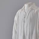 The shirt worn by Colin Firth in Pride and Prejudice is among a number of period drama costumes being auctioned in London. Picture: Cosprop/Kerry Taylor Auctions/PA Wire