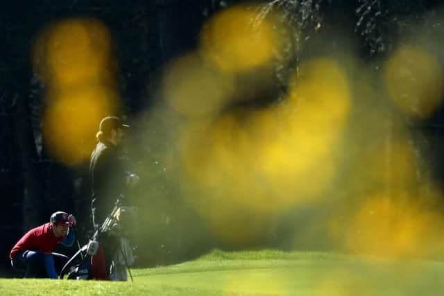 Golfers play at Pine Ridge Golf Club in Camberley, England (Photo: Warren Little/Getty Images)