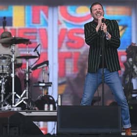 Frontman Ricky Wilson and Kaiser Chiefs (Picture: Oli Scarff/AFP via Getty)