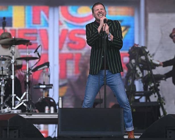 Frontman Ricky Wilson and Kaiser Chiefs (Picture: Oli Scarff/AFP via Getty)