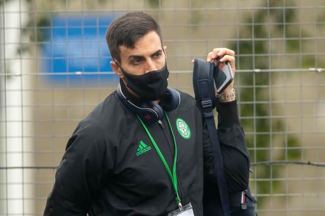 Celtic's Hatem Elhamed is provisionally self-isolating while awaiting Covid-19 test results after falling ill while on duty with Israel. (Photo by Bill Murray / SNS Group)