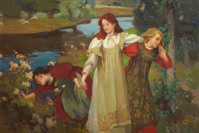 Charles H. Mackie, There were Three Maidens pu?d a Flower (By the Bonnie Banks o? Fordie), c.1897.jpg.
