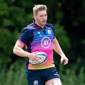 Edinburgh forward Jamie Hodgson pictured during a Scotland training session during the summer. Picture: Paul Devlin/SNS