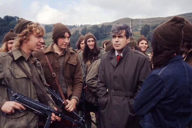 Scottish actor John Cairney as John Mackie in a scene from Scotch on the Rocks. Picture: BBC