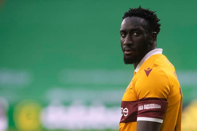 Motherwell defender Bevis Mugabi would add physicality to Celtic's defence.