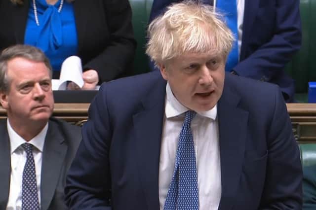 Boris Johnson has angered many Conservatives with his false attack on Keir Starmer over the Jimmy Savile sex abuse case (Picture: House of Commons/PA)