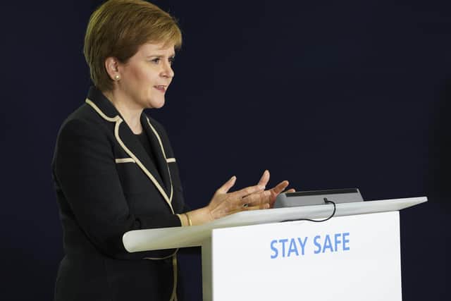 Nicola Sturgeon said Scotland was facing another "fragile and pivotal" moment.