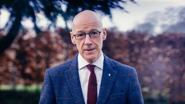 Education Secretary John Swinney at his home in Woodside, East Perthshire.