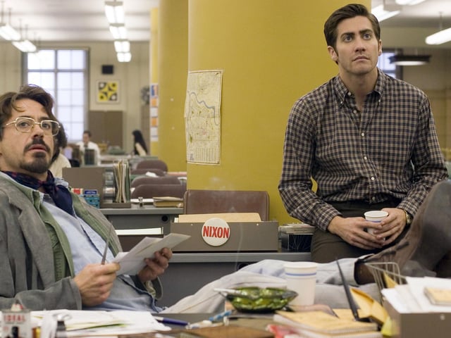 Zodiac stars Hollywood big hitters Jake Gyllenhaal, Mark Ruffalo and Robert Downey Jr. as they attempt to resolve the real life case of the Zodiac killer.