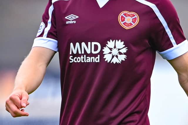 Hearts' sponsorship deal with MND Scotland is to continue.