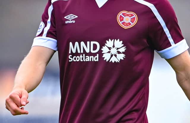 Hearts' sponsorship deal with MND Scotland is to continue.