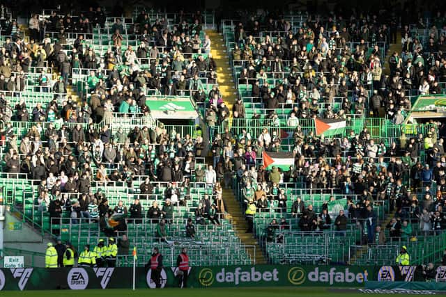 There is currently rail seating at Celtic Park.