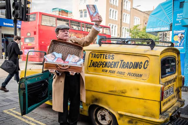The SNP government is getting away with impersonating Del Boy, like professional imitator Steve Rooney, making endless promises about good times to come that never actually arrive (Picture: John Nguyen/PA)