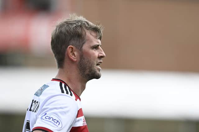 David Templeton during a cinch Championship match between Hamilton Academical and Greenock Morton in August - his last start as a professional player (Photo by Rob Casey / SNS Group)