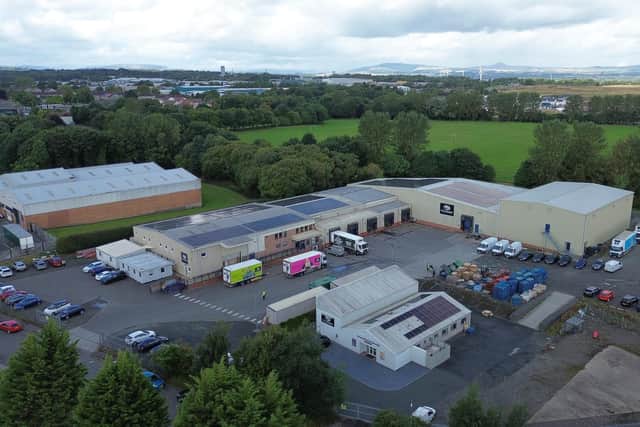 Fife Creamery's Kirkcaldy HQ now has 700 solar panels in its drive to meet net zero targets (Pic: Submitted)