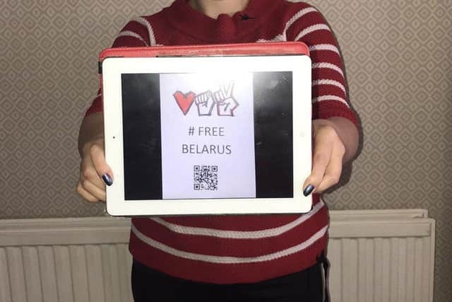 Belarus-born Irina McLean, who now lives in Scotland, has written to Nicola Sturgeon to ask for help.
