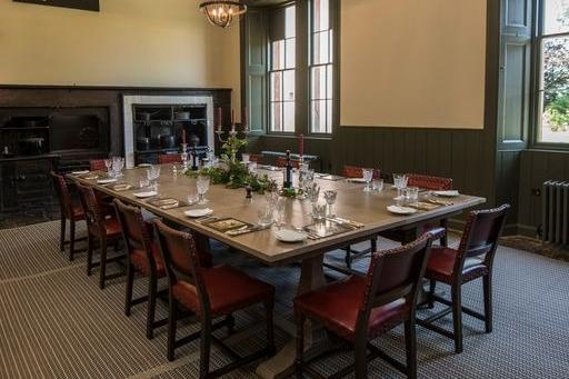 Those choosing to rent the whole castle can dine in the dramatic portrait-lined State Dining Room.