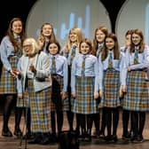 The Falkirk Junior Gaelic Choir performed at last year's Royal National Mòd in Perth. Picture: Peter Sandground