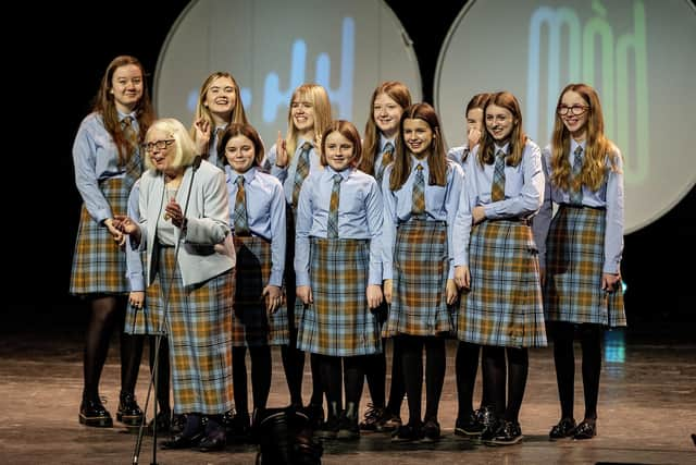 The Falkirk Junior Gaelic Choir performed at last year's Royal National Mòd in Perth. Picture: Peter Sandground