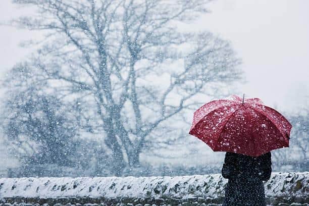 It is "likely to snow" throughout the district next week, the Met Office has shared.