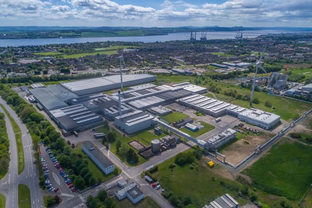 The agency said projects helping it achieve its targets include Arcola Energy creating jobs at the Michelin Scotland Innovation Parc (pictured). Picture: contributed.