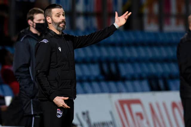 Ross County manager Stuart Kettlewell was relieved of his duties immediately after the game. Picture: SNS