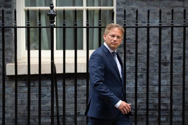 Defence secretary and Conservative politician Grant Shapps described the attack as "outrageous" and said deploying a Royal Navy ship was the only option. Picture: Carl Court/Getty Images.
