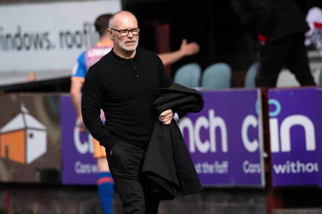 Dunfermline manager John Hughes has stepped down following the club's relegation to League One. (Photo by Sammy Turner / SNS Group)
