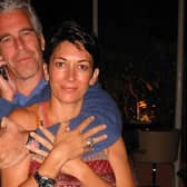 Undated handout file photo issued by US Department of Justice of Ghislaine Maxwell with Jeffrey Epstein.