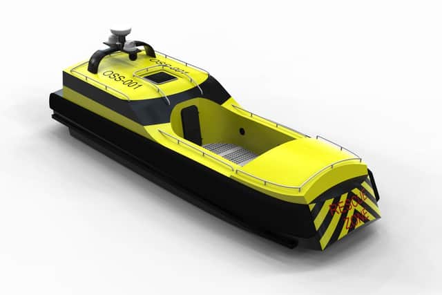 The unmanned Survivor vessel, invented by Edinburgh-based start-up Zelim with support from naval architects Chartwell Marine, could be a game-changer for saving lives after accidents at offshore wind farms as well as other seafaring incidents