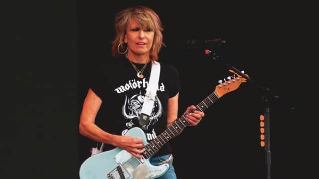 Chrissie Hynde of The Pretenders: "exudes classic rock'n'roll style"