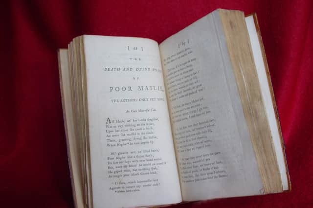The Robert Burns poems titled Poems Chiefly In The Scottish Dialect.