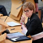 Nicola Sturgeon is expected to give a new Covid-19 updated at Holyrood this afternoon.