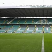 Celtic will be presented with the Premiership trophy after Saturday's match against Aberdeen at Celtic Park. (Photo by Rob Casey / SNS Group)