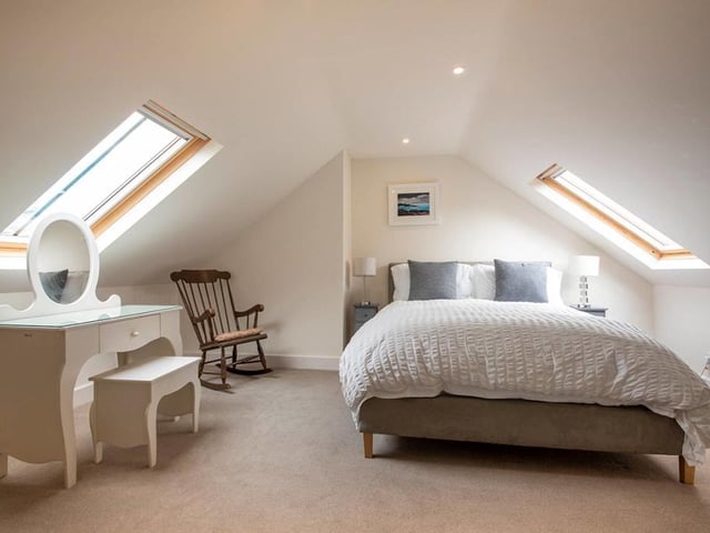 Top floor bedroom.