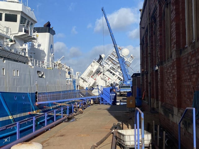 The incident sparked a multi-agency response, with the Scottish Ambulance Service and Scottish Fire and Rescue also in attendance”
