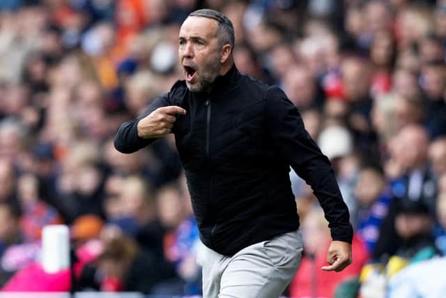Dougie Imrie was proud of his Morton players' performance at Ibrox.
