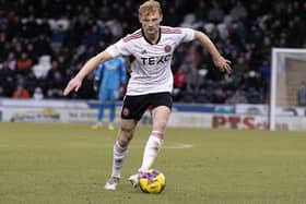 Aberdeen's Liam Scales in action during the 3-1 defeat at St Mirren. (Photo by Alan Harvey / SNS Group)