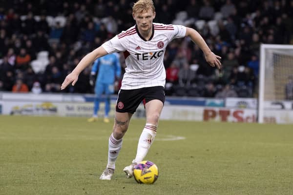 Aberdeen's Liam Scales in action during the 3-1 defeat at St Mirren. (Photo by Alan Harvey / SNS Group)